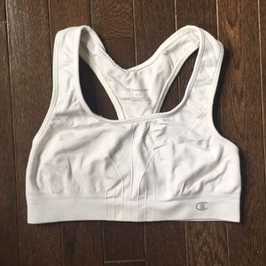 Champion White Sports Bra